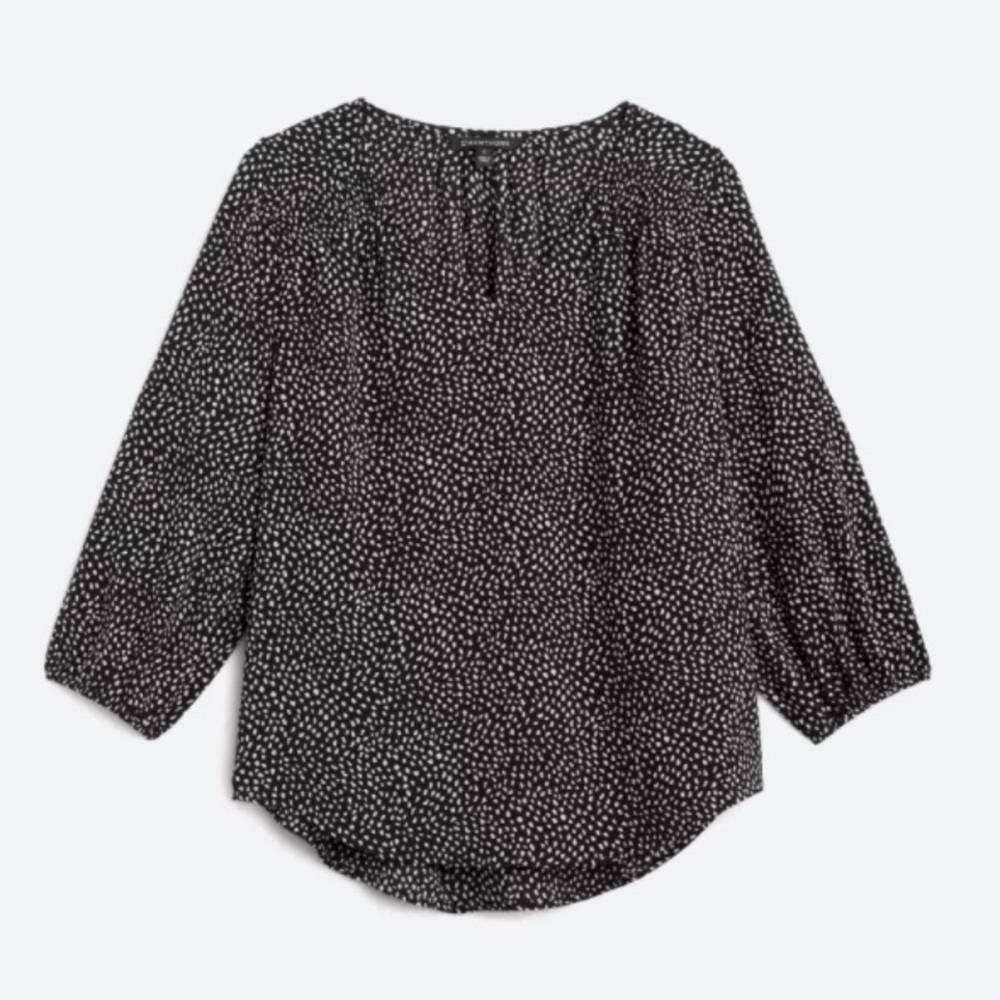 41 HAWTHORN Susan Smocked Blouse XS